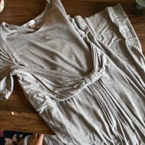 Grey maxi dress